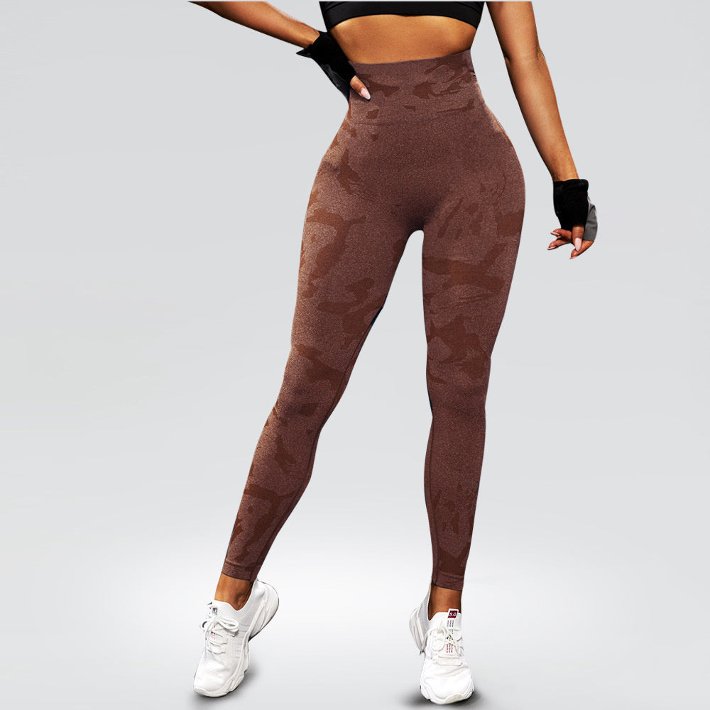 High Rise Yoga-Leggings für Damen – Nahtlose Kompressions-Workout-Strumpfhose