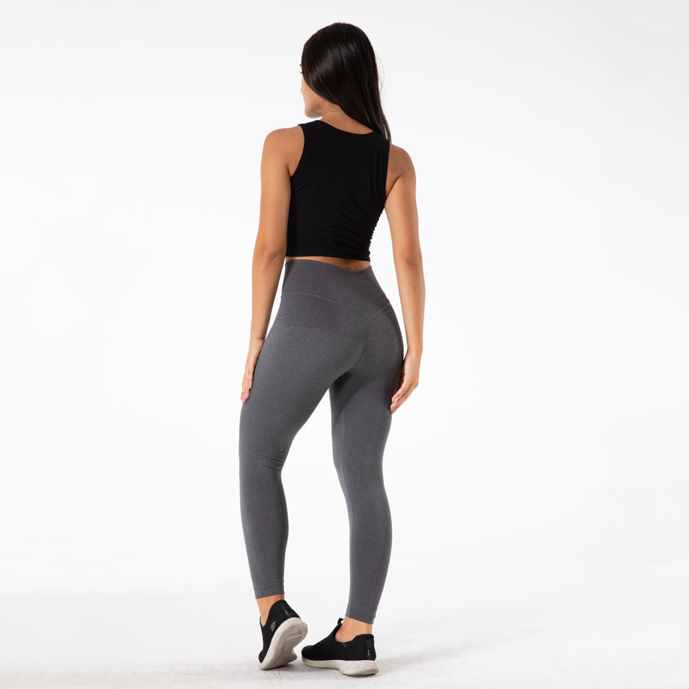 Leggings da yoga senza cuciture a vita alta per donna - Collant fitness a lunghezza intera