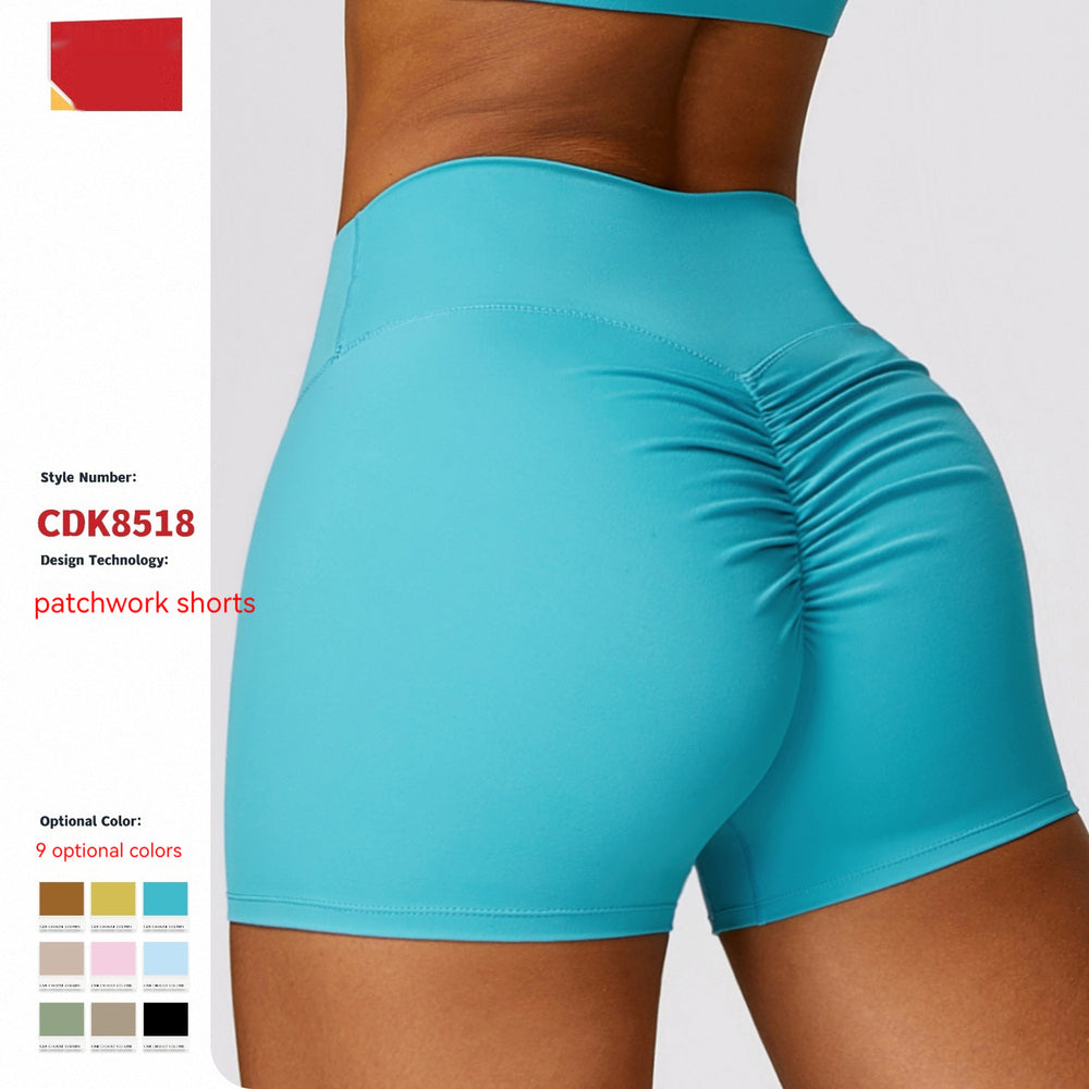 Belly Contouring High Waist Yoga Shorts for Enhanced Hip Shape