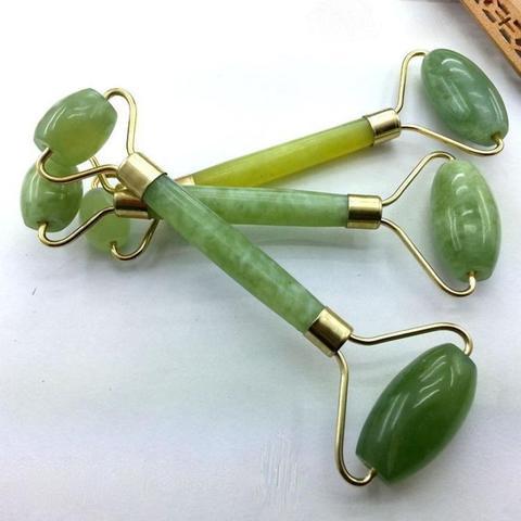 Beauty Jade Roller Set for Facial Massage - Natural Stone Beauty Tool