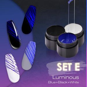 Leuchtendes Spider-Gel-UV-Nagellack-Set mit mehreren Farboptionen