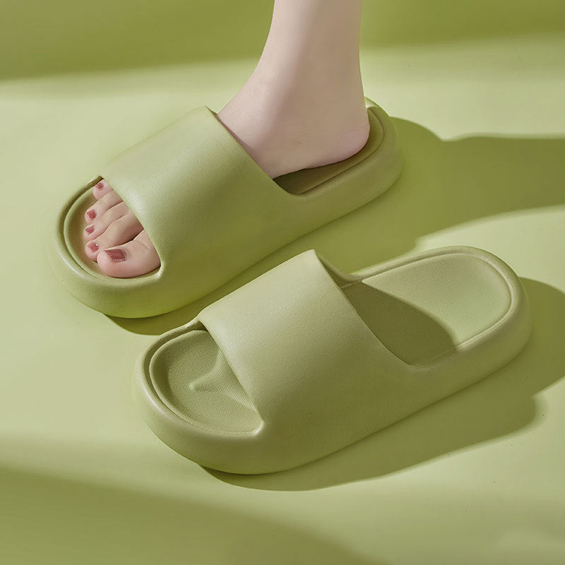 Stylish Non-Slip Indoor Bread Slippers for Home and Bathroom