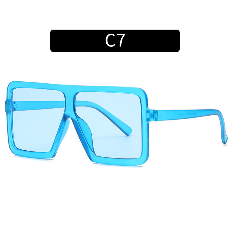 Fashion Square Sunglasses Big Frame Sunglasses