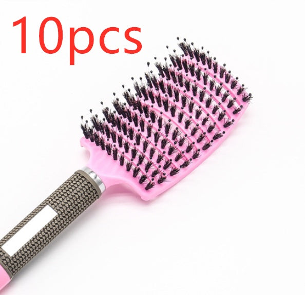 Detangling Bristle & Nylon Hairbrush with Scalp Massage: Anti-Klit Solution for Women™