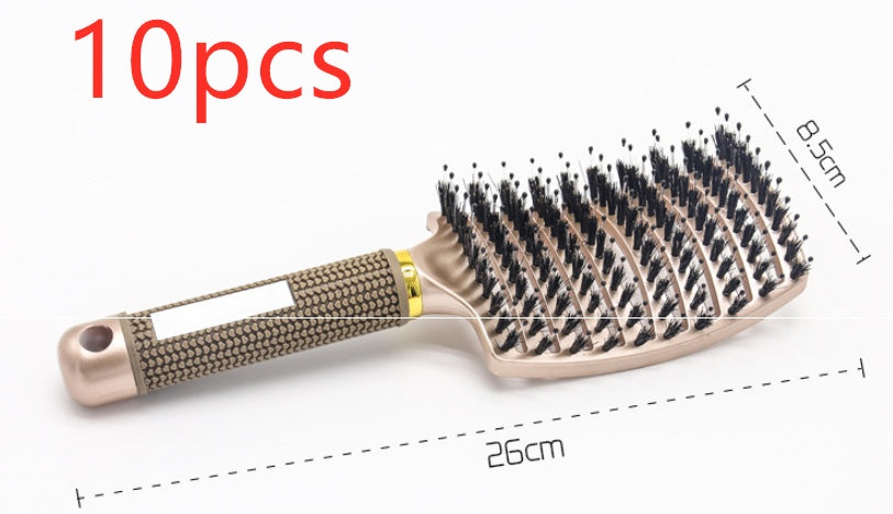 Detangling Bristle & Nylon Hairbrush with Scalp Massage: Anti-Klit Solution for Women™