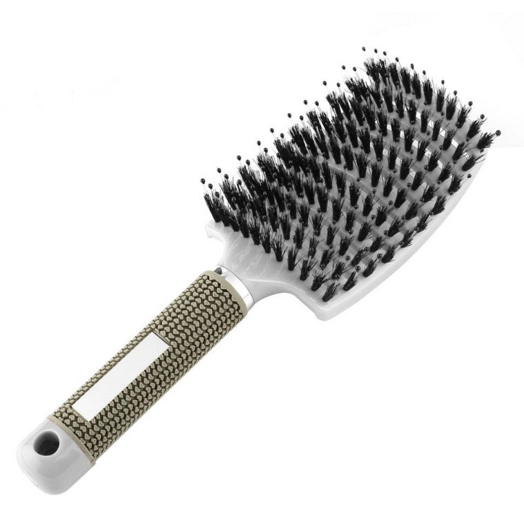 Detangling Bristle & Nylon Hairbrush with Scalp Massage: Anti-Klit Solution for Women™