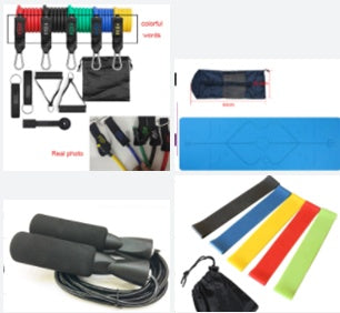 Fitness Power Resistance Band Set with Various Resistance Levels