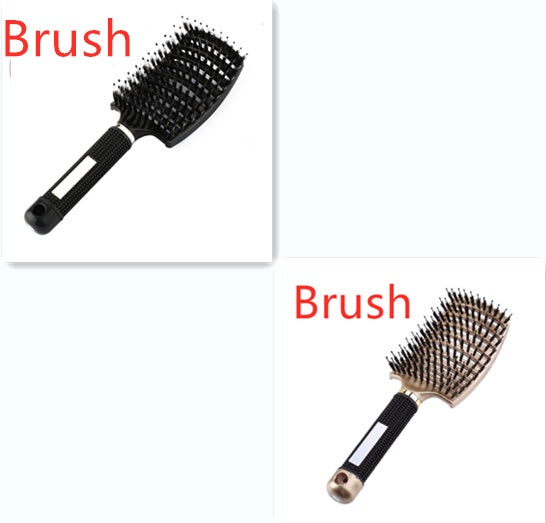 Detangling Bristle & Nylon Hairbrush with Scalp Massage: Anti-Klit Solution for Women™