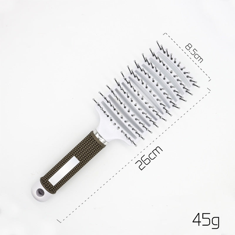 Detangling Bristle & Nylon Hairbrush with Scalp Massage: Anti-Klit Solution for Women™