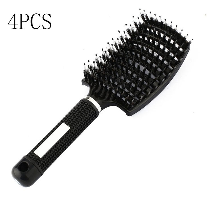 Detangling Bristle & Nylon Hairbrush with Scalp Massage: Anti-Klit Solution for Women™