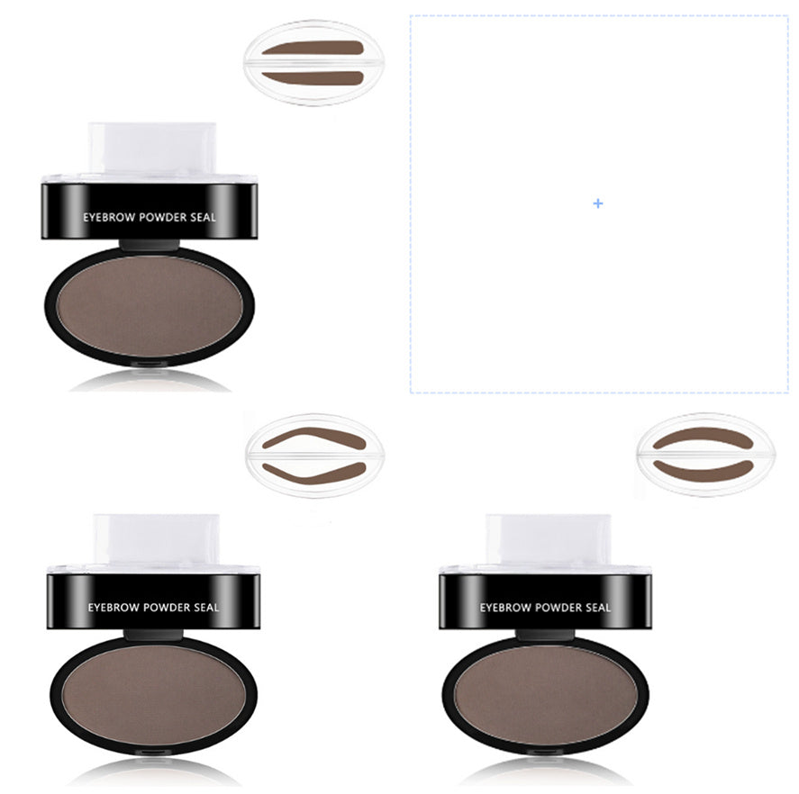 Dual Action Eyebrow Stamp &amp; Stencil Kit - Wasserfester Make-up-Enhancer für mühelose Definition