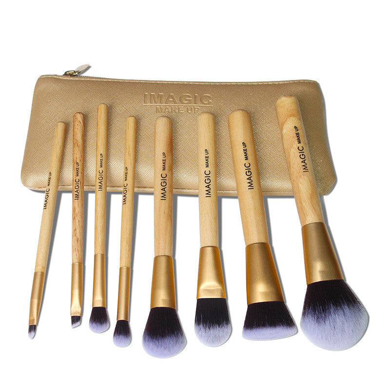 8-Piece Versatile Makeup Brush Set for All Skin Types