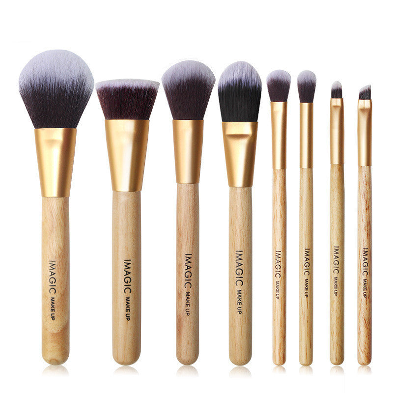 8-Piece Versatile Makeup Brush Set for All Skin Types