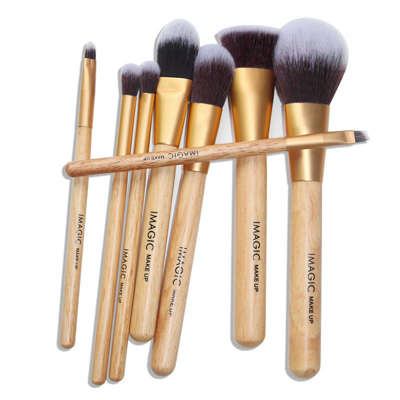 8-Piece Versatile Makeup Brush Set for All Skin Types