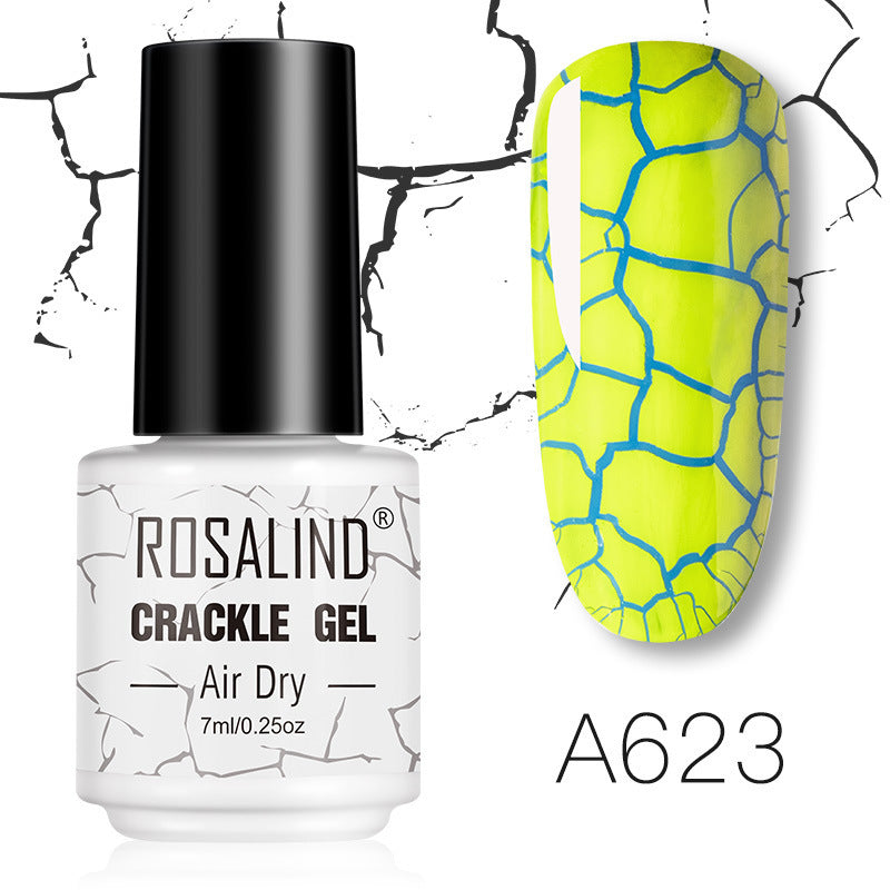 Cracked Nail Polish: Resin Infused Gel Finish