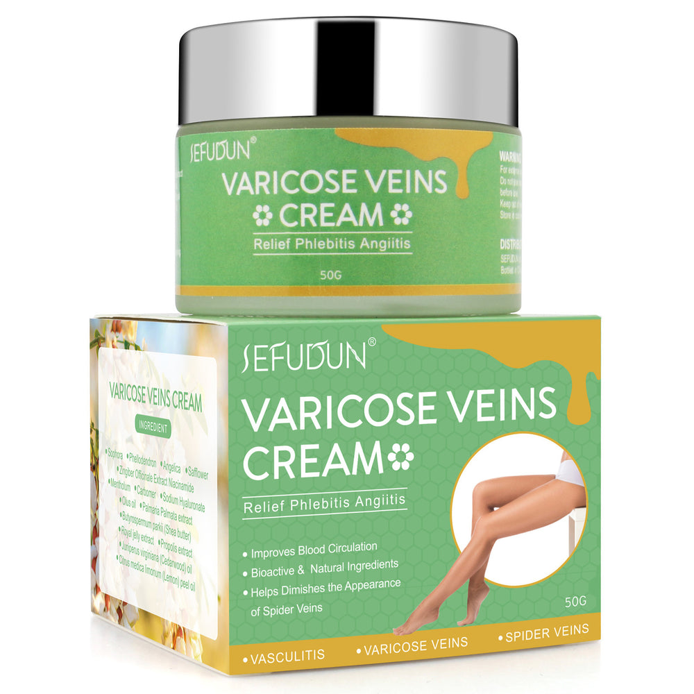 Vein Repair Cream with Sophora japonica and Safflower Extracts