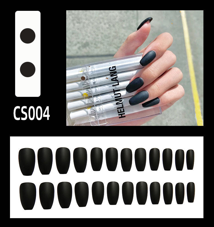 Frosted Ballet Faux Nail Set - Waterproof & Trendy Nail Accessories from Yiwu