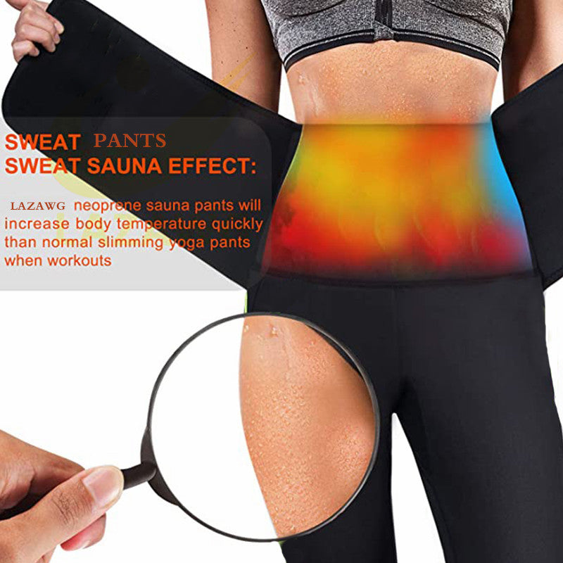 Leggings da yoga performanti per donna con fascia in vita a compressione