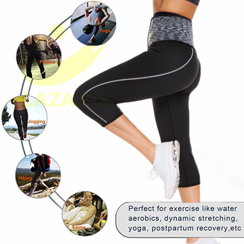 Performance Yoga Leggings for Women with Compression Waistband