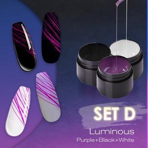 Leuchtendes Spider-Gel-UV-Nagellack-Set mit mehreren Farboptionen