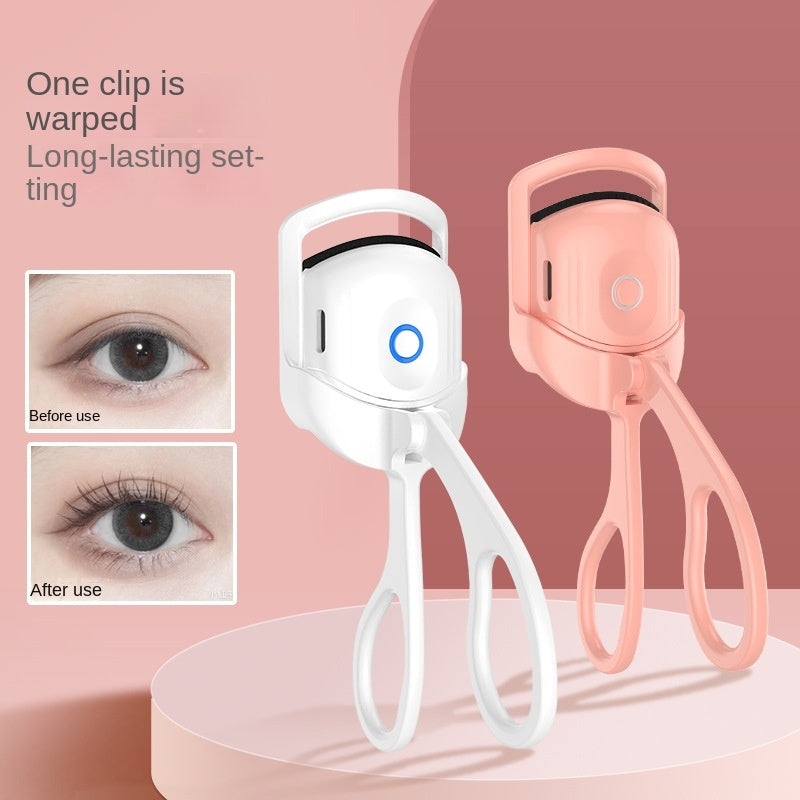 Electric Heated Eyelash Curler with USB Rechargeable Portable Design