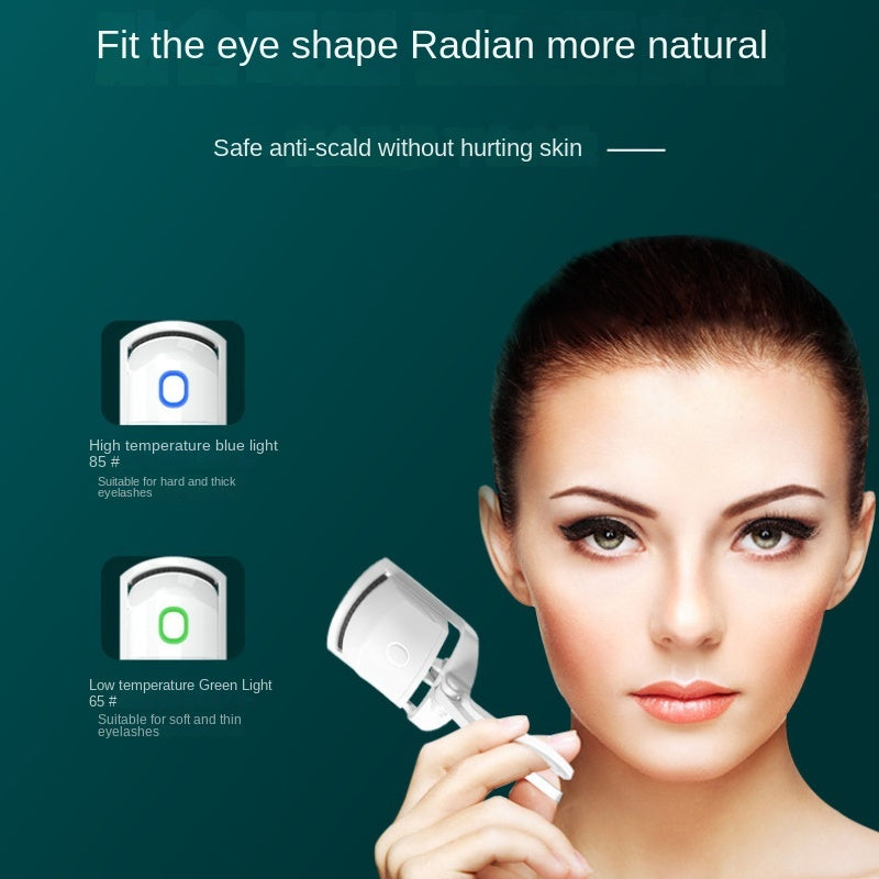 Electric Heated Eyelash Curler with USB Rechargeable Portable Design