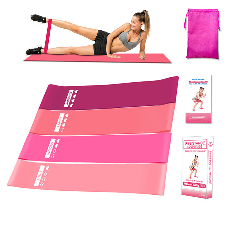 Fitness Power Resistance Band Set with Various Resistance Levels