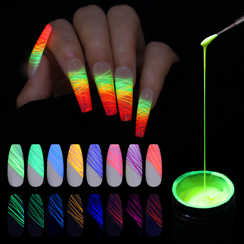 Luminous Spider Gel UV Nail Polish Set with Multiple Color Options