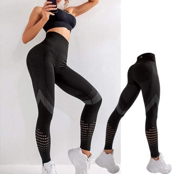 SculptFit Seamless Yoga Leggings - High Waist Compression Pants for Women