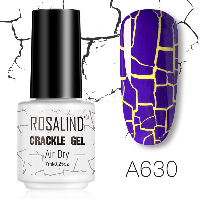 Cracked Nail Polish: Resin Infused Gel Finish