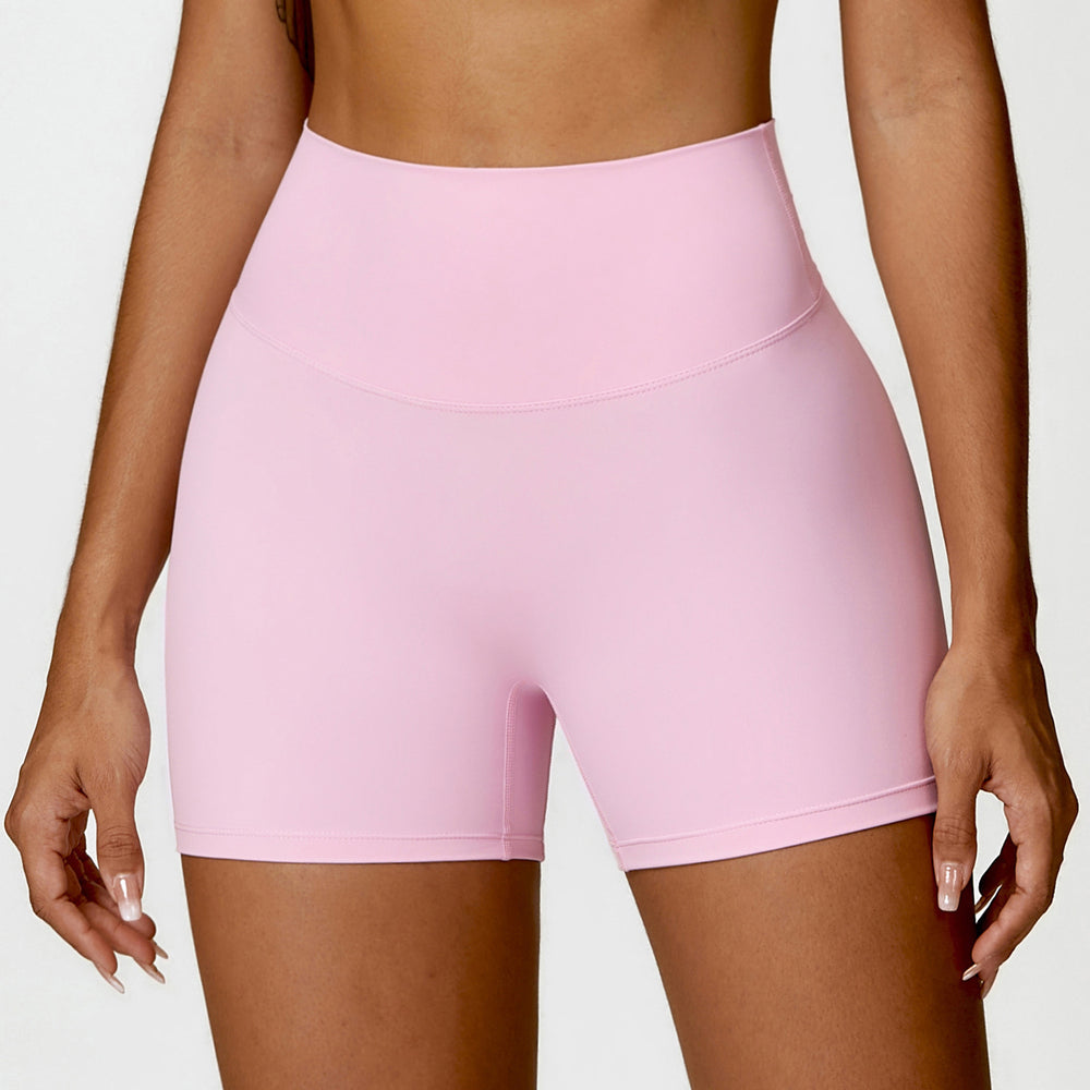 Bauchkonturierende Yoga-Shorts mit hoher Taille für eine verbesserte Hüftform