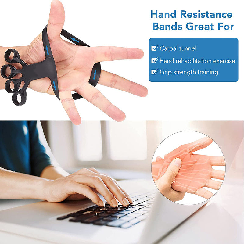 Finger Strength Silicone Grip Trainer for Pain Relief and Rehabilitation