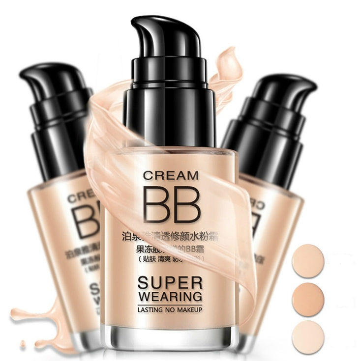 Moisturizing Nude Makeup BB Cream with Concealer - 30ml Hydrating Formula