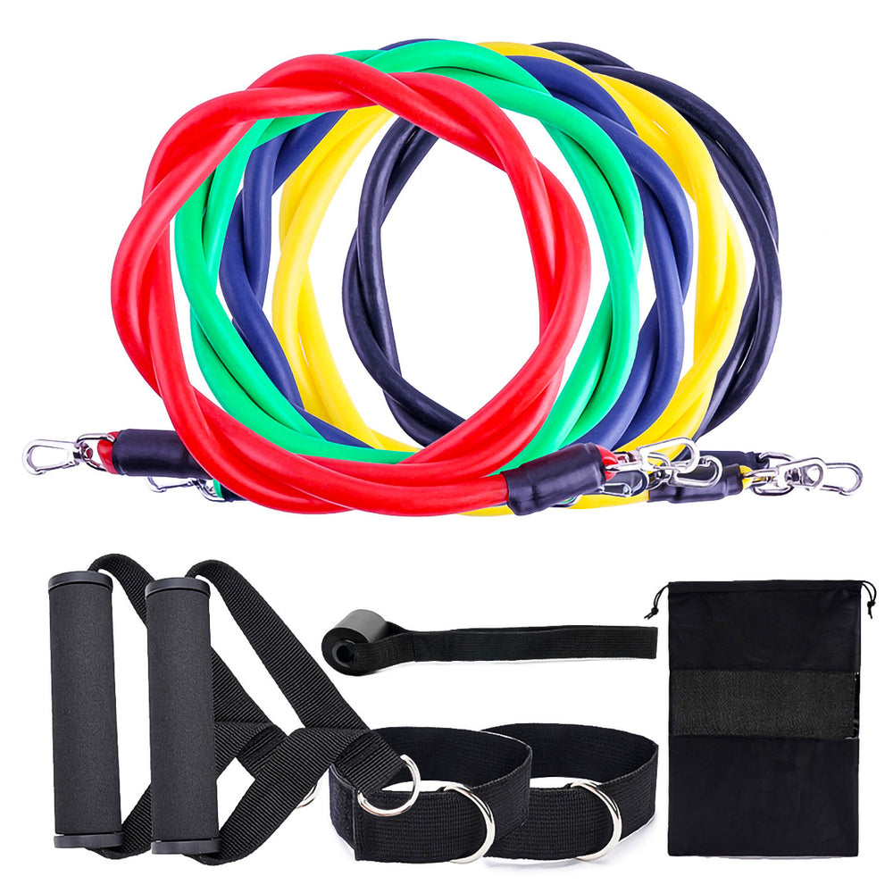 Fitness Power Resistance Band Set with Various Resistance Levels