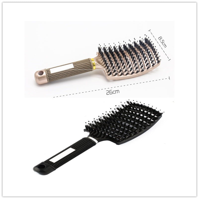 Detangling Bristle & Nylon Hairbrush with Scalp Massage: Anti-Klit Solution for Women™