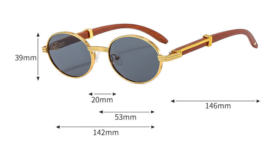 Stilvolle UV-blockierende Sonnenbrille für modebewusste Menschen