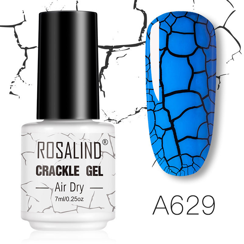 Cracked Nail Polish: Resin Infused Gel Finish