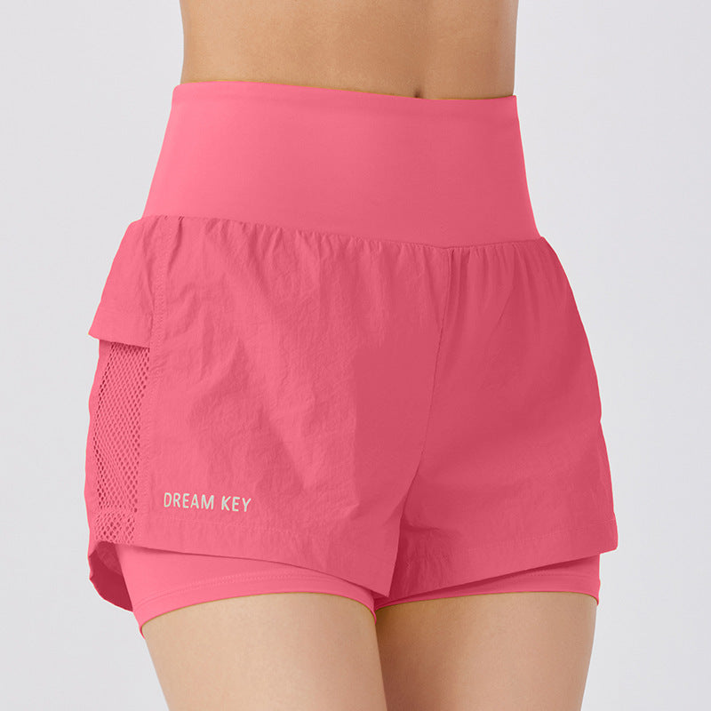 Atmungsaktive Damen-Sportshorts aus Baumwollmischung für den Sommer