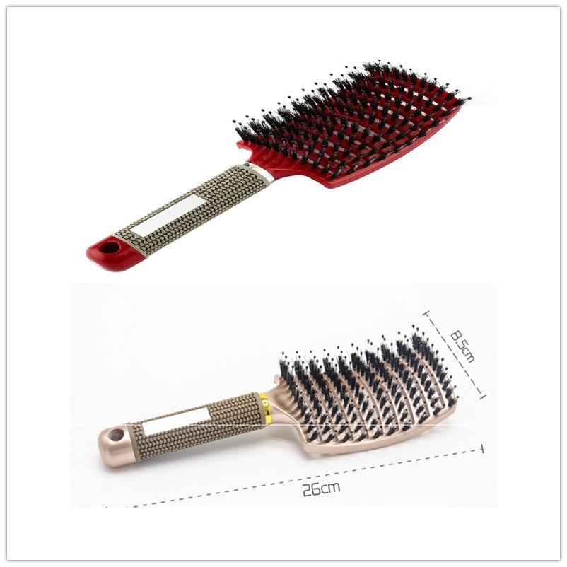 Detangling Bristle & Nylon Hairbrush with Scalp Massage: Anti-Klit Solution for Women™