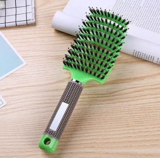 Detangling Bristle & Nylon Hairbrush with Scalp Massage: Anti-Klit Solution for Women™