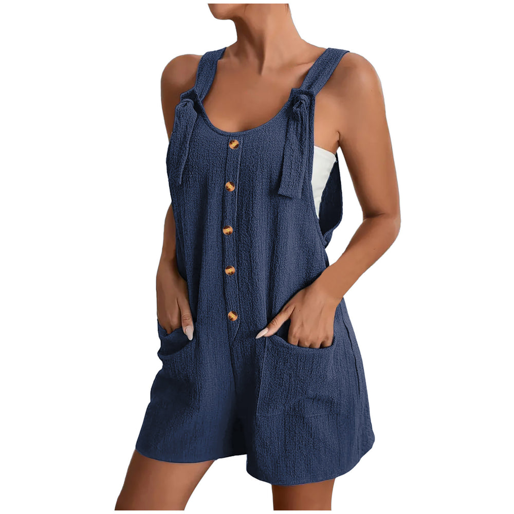 Trendy Casual Suspender Jumpsuit Shorts for Women