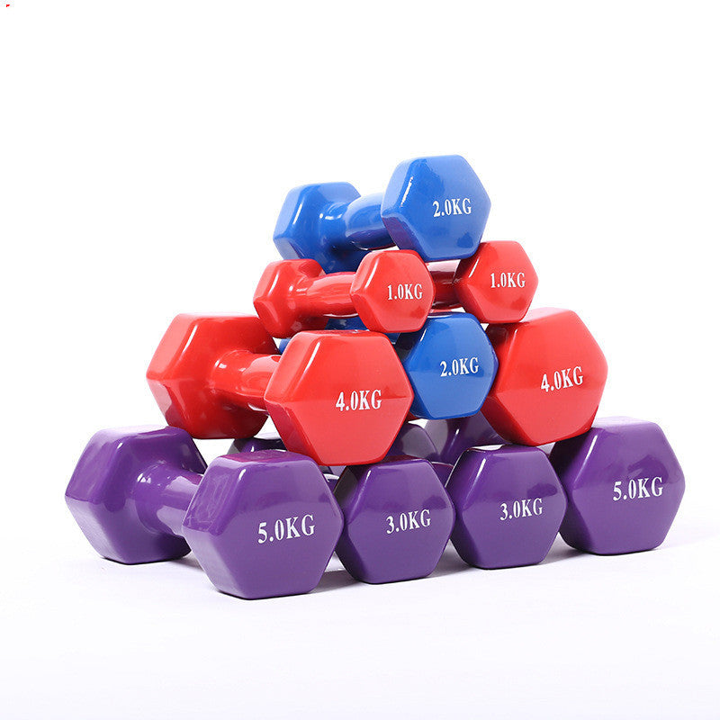 Vibrant Color Dumbbells for Fitness