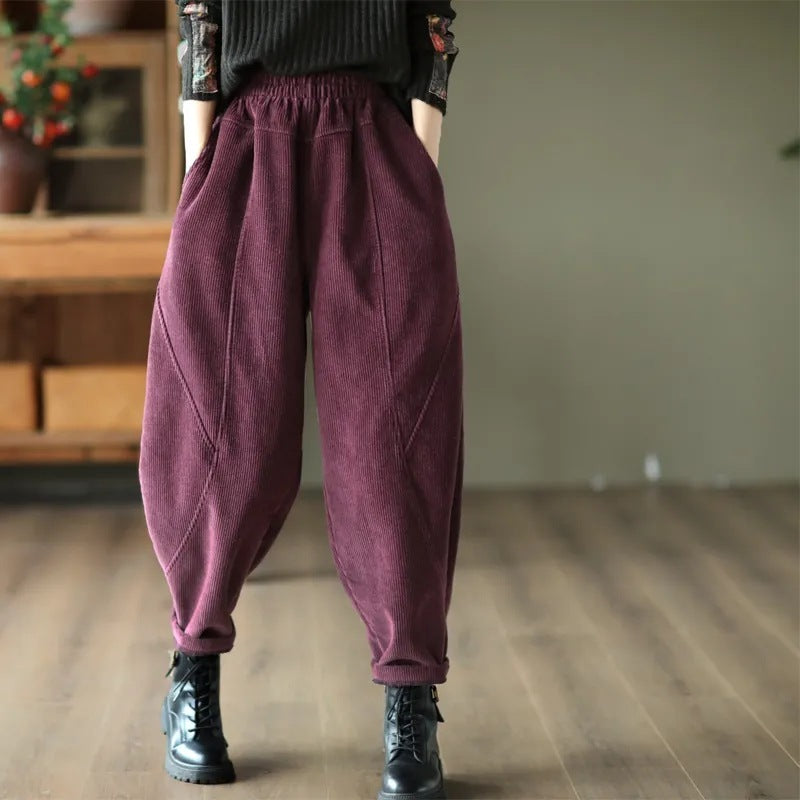 Children's Thicker Fleece-Lined Harem Pants