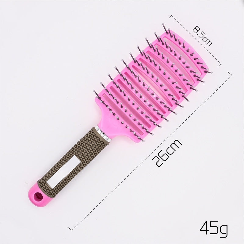 Detangling Bristle & Nylon Hairbrush with Scalp Massage: Anti-Klit Solution for Women™