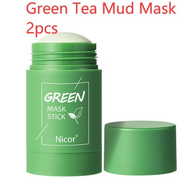 Green Tea Clay Stick Mask for Acne Control and Skin Brightening