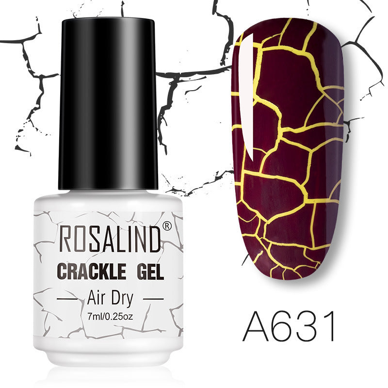 Cracked Nail Polish: Resin Infused Gel Finish