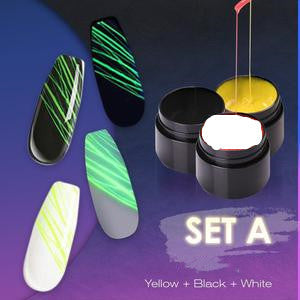 Set di smalti per unghie in gel UV Luminous Spider con più opzioni di colore