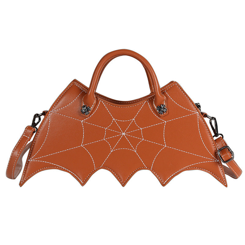 Borsa a tracolla Batgirl ispirata ad Halloween - Elegante borsa a tracolla in PU con design a ragnatela