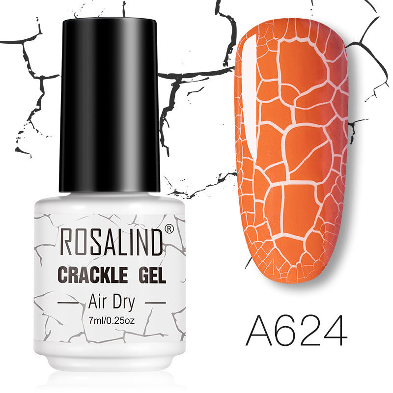 Cracked Nail Polish: Resin Infused Gel Finish