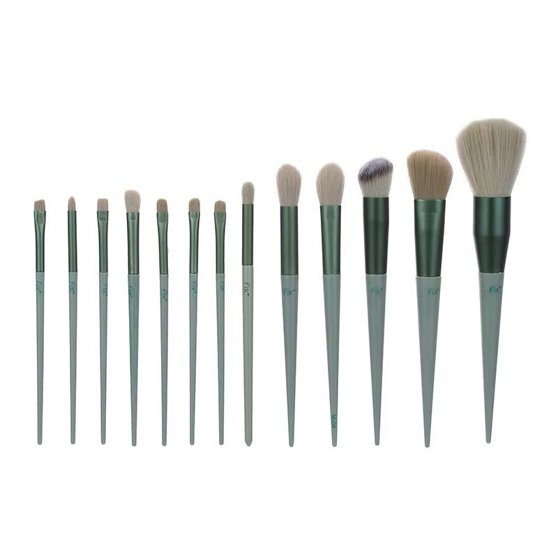 13-Piece Premium Makeup Brush Collection - Complete Set for Foundation, Blush, Eyeshadow, and More